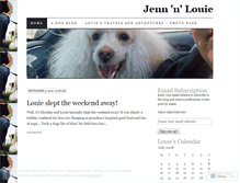 Tablet Screenshot of louielove.wordpress.com