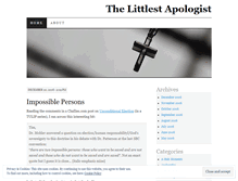 Tablet Screenshot of littlestapologist.wordpress.com