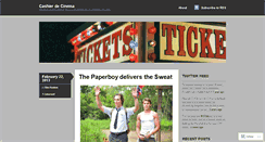 Desktop Screenshot of cashierdecinema.wordpress.com