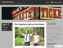 Tablet Screenshot of cashierdecinema.wordpress.com