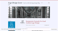 Desktop Screenshot of logodesignlover.wordpress.com