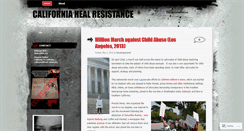 Desktop Screenshot of californiahealresistance.wordpress.com