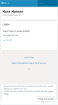 Mobile Screenshot of hansbloghansen.wordpress.com