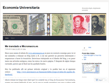 Tablet Screenshot of economiauniversitaria.wordpress.com