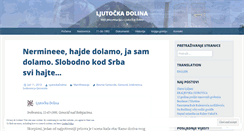 Desktop Screenshot of ljutoc.wordpress.com