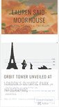 Mobile Screenshot of laurenmoorhouse.wordpress.com