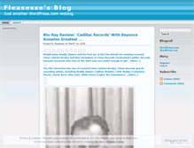 Tablet Screenshot of fleasesse.wordpress.com