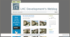 Desktop Screenshot of lhcdevelopment.wordpress.com