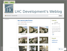 Tablet Screenshot of lhcdevelopment.wordpress.com