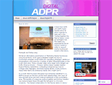 Tablet Screenshot of adprdigital.wordpress.com