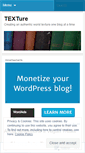 Mobile Screenshot of mytexture.wordpress.com