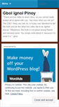 Mobile Screenshot of gboiignoipinoy.wordpress.com