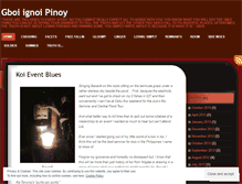Tablet Screenshot of gboiignoipinoy.wordpress.com