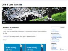 Tablet Screenshot of comadatamarcada.wordpress.com