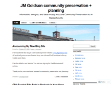 Tablet Screenshot of jmgoldson.wordpress.com