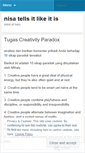 Mobile Screenshot of nisanisyo.wordpress.com