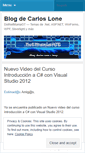 Mobile Screenshot of carloslone.wordpress.com