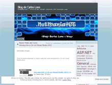 Tablet Screenshot of carloslone.wordpress.com