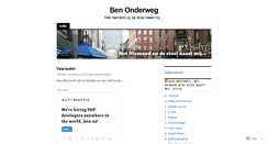 Desktop Screenshot of benonderweg.wordpress.com