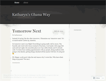 Tablet Screenshot of katharynsghanaway.wordpress.com