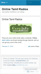 Mobile Screenshot of onlinetamilradios.wordpress.com