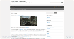 Desktop Screenshot of mw3hack.wordpress.com