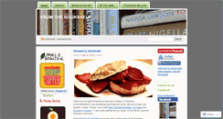 Desktop Screenshot of cookbookshelf.wordpress.com