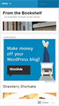 Mobile Screenshot of cookbookshelf.wordpress.com