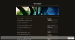 Desktop Screenshot of keeperofthebutterflies.wordpress.com