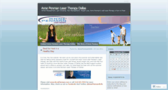 Desktop Screenshot of annepenmanlasertherapydallas.wordpress.com