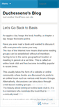 Mobile Screenshot of duchesseno.wordpress.com