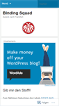 Mobile Screenshot of bindingsquad.wordpress.com