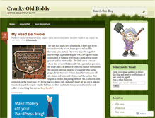 Tablet Screenshot of crankyoldbiddy.wordpress.com
