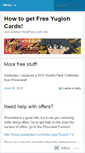 Mobile Screenshot of freeyugi.wordpress.com