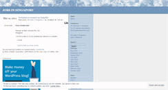 Desktop Screenshot of itjobsinsingapore.wordpress.com