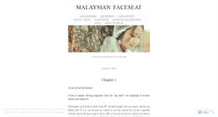 Desktop Screenshot of malaysianfaceseat.wordpress.com