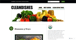 Desktop Screenshot of cleandishes.wordpress.com