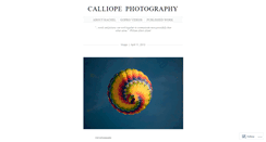 Desktop Screenshot of calliopephotography.wordpress.com