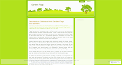 Desktop Screenshot of gardenflags.wordpress.com