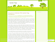 Tablet Screenshot of gardenflags.wordpress.com