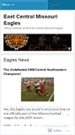 Mobile Screenshot of ecmoeagles.wordpress.com
