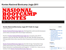 Tablet Screenshot of nasionalbootcampkontes.wordpress.com