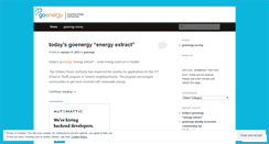 Desktop Screenshot of goenergyca.wordpress.com
