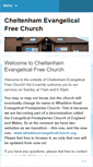 Mobile Screenshot of cheltfreechurch.wordpress.com