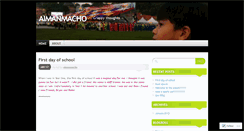 Desktop Screenshot of aimanmacho.wordpress.com