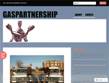 Tablet Screenshot of gaspartnership.wordpress.com