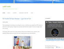 Tablet Screenshot of cateruns.wordpress.com
