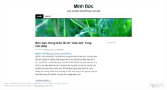 Desktop Screenshot of minhduc7.wordpress.com