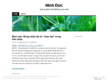 Tablet Screenshot of minhduc7.wordpress.com