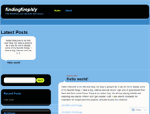 Tablet Screenshot of findingfirephly.wordpress.com